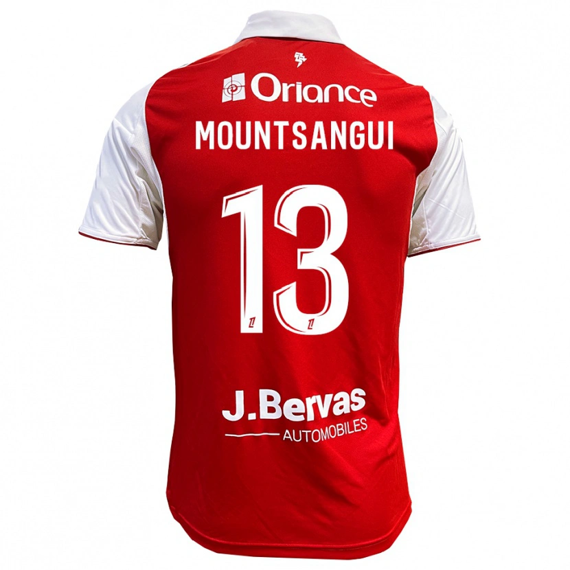 Danxen Damen Warren Mountsangui #13 Rot Weiß Heimtrikot Trikot 2025/26 T-Shirt Österreich
