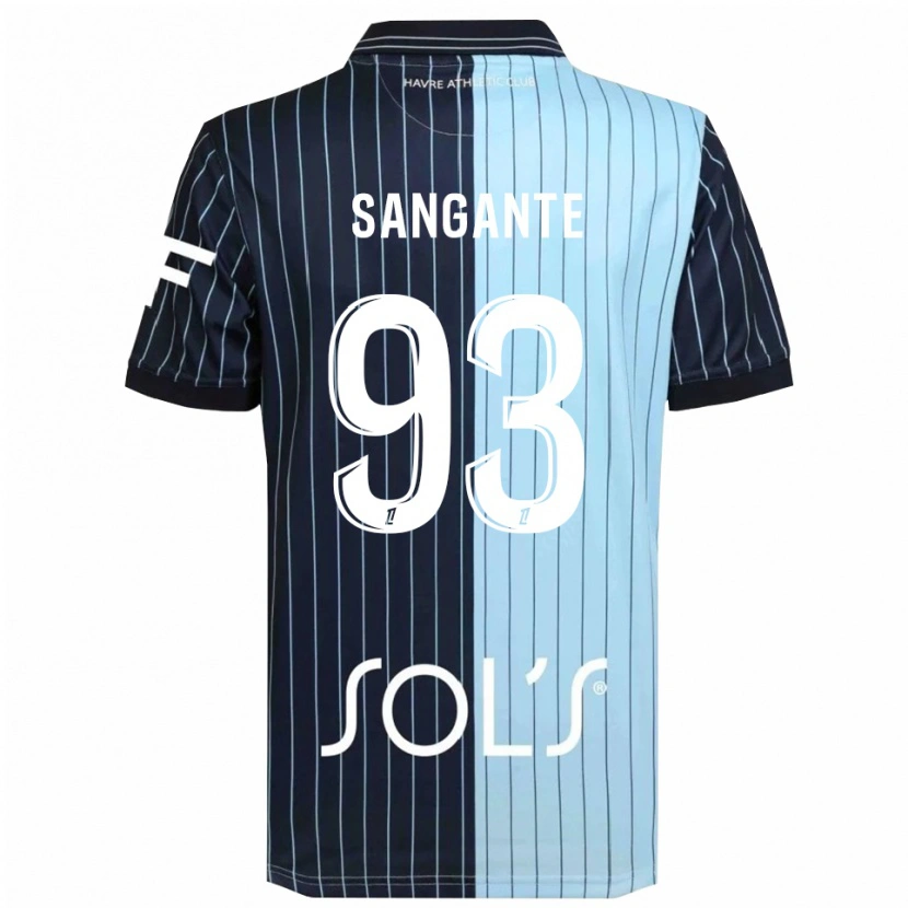 Danxen Damen Arouna Sangante #93 Marine Himmelblau Heimtrikot Trikot 2025/26 T-Shirt Österreich