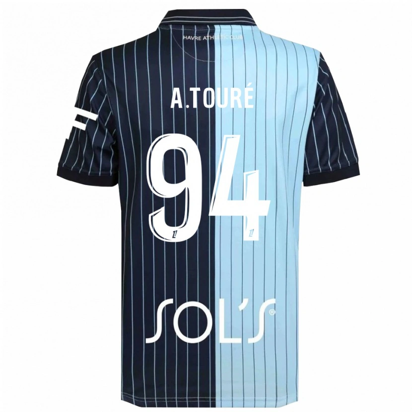 Danxen Damen Abdoulaye Touré #94 Marine Himmelblau Heimtrikot Trikot 2025/26 T-Shirt Österreich