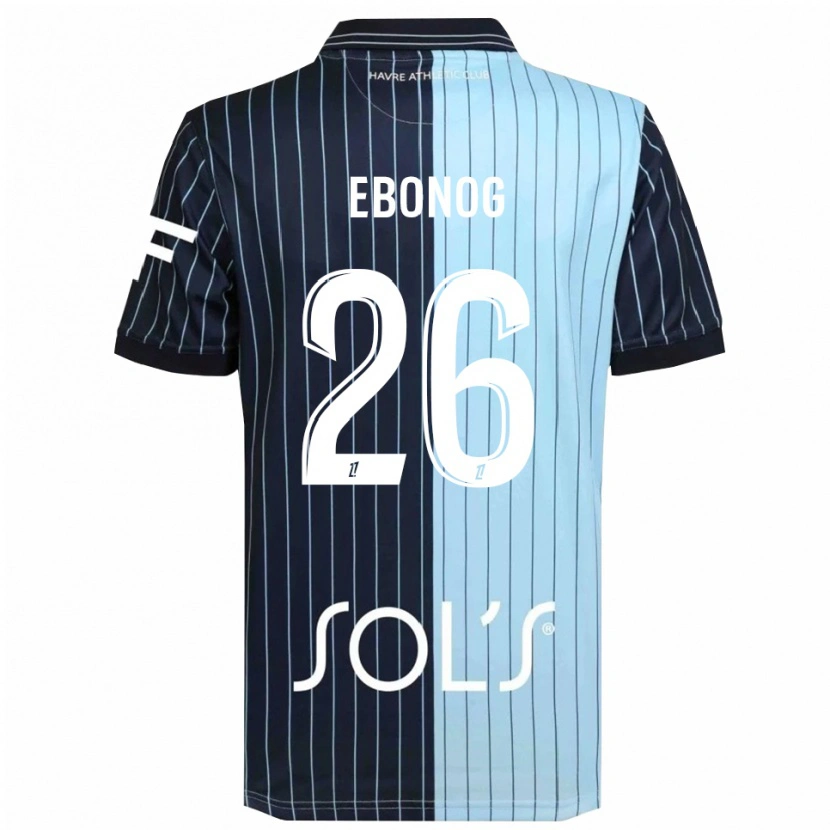 Danxen Damen Simon Ebonog #26 Marine Himmelblau Heimtrikot Trikot 2025/26 T-Shirt Österreich