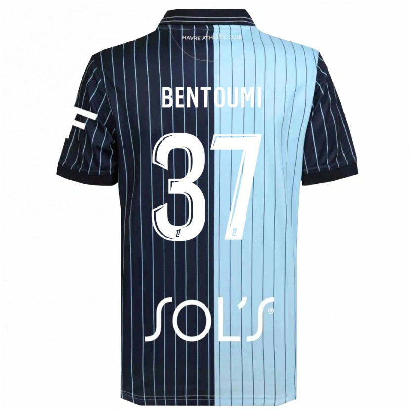 Danxen Damen Mokrane Bentoumi #37 Marine Himmelblau Heimtrikot Trikot 2025/26 T-Shirt Österreich