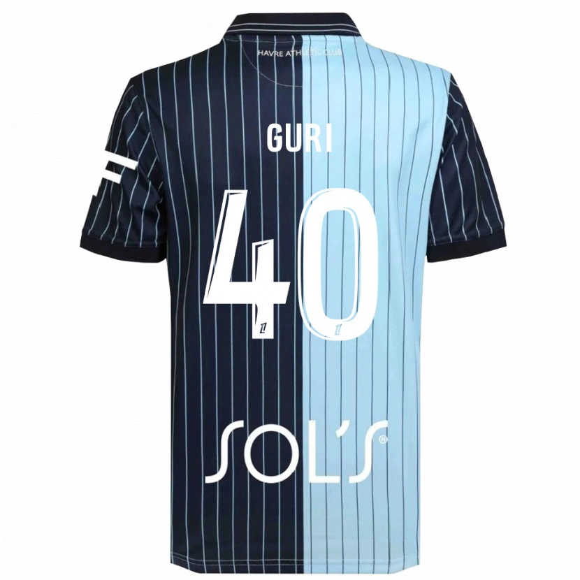 Danxen Damen Gabriel Guri #40 Marine Himmelblau Heimtrikot Trikot 2025/26 T-Shirt Österreich