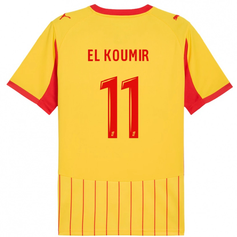 Danxen Damen Kaîna El Koumir #11 Gelb Rot Heimtrikot Trikot 2025/26 T-Shirt Österreich
