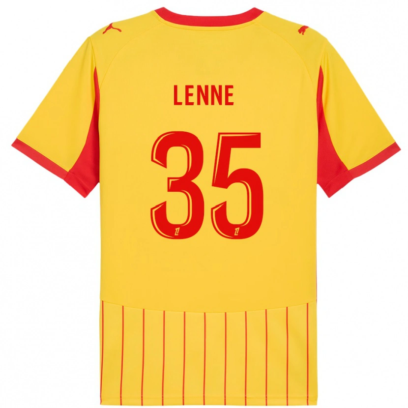 Danxen Damen Oscar Lenne #35 Gelb Rot Heimtrikot Trikot 2025/26 T-Shirt Österreich