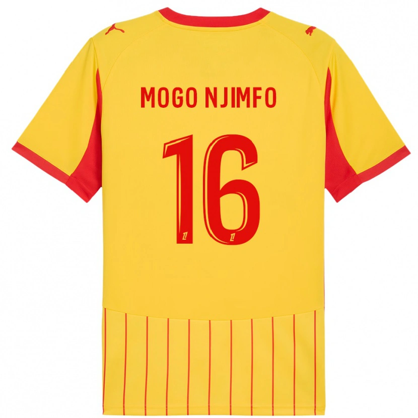 Danxen Damen Arthur Mogo Njimfo #16 Gelb Rot Heimtrikot Trikot 2025/26 T-Shirt Österreich