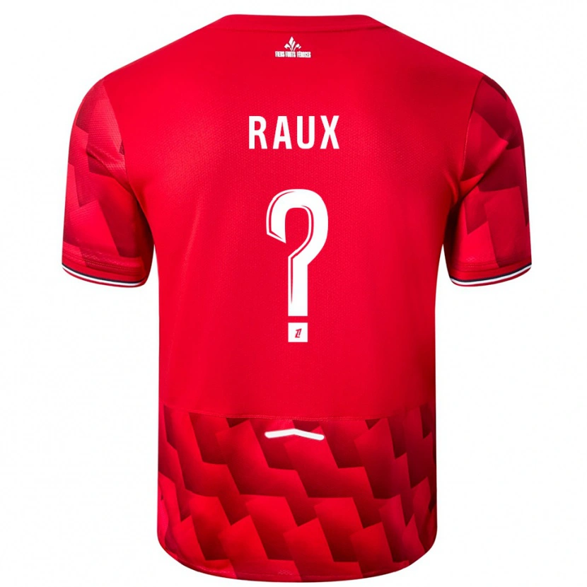 Danxen Damen Jules Raux #0 Rot Weiß Heimtrikot Trikot 2025/26 T-Shirt Österreich