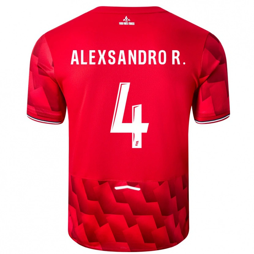 Danxen Damen Alexsandro #4 Rot Weiß Heimtrikot Trikot 2025/26 T-Shirt Österreich