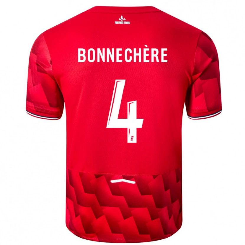 Danxen Damen Victor Bonnechère #4 Rot Weiß Heimtrikot Trikot 2025/26 T-Shirt Österreich