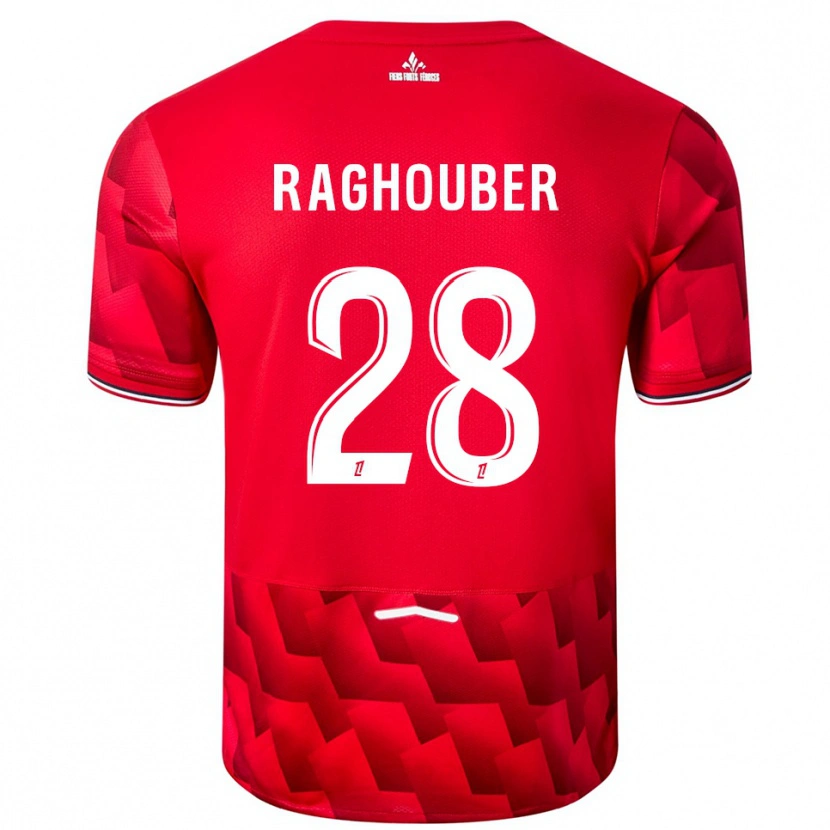 Danxen Damen Ugo Raghouber #28 Rot Weiß Heimtrikot Trikot 2025/26 T-Shirt Österreich