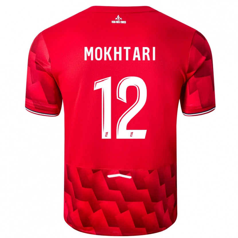 Danxen Damen Brahim Mokhtari #12 Rot Weiß Heimtrikot Trikot 2025/26 T-Shirt Österreich