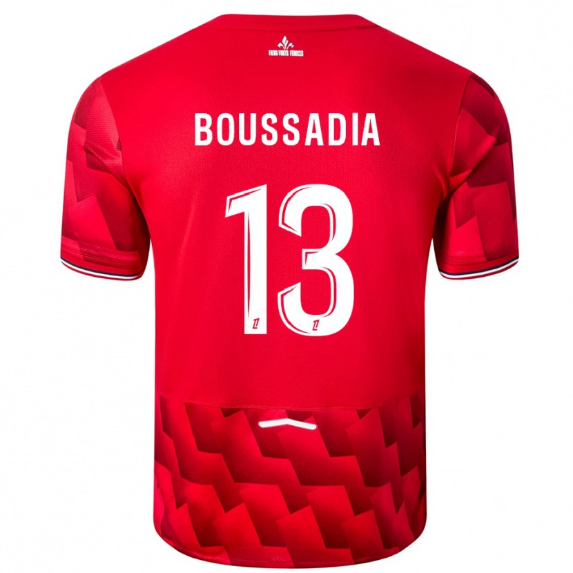 Danxen Damen Saad Boussadia #13 Rot Weiß Heimtrikot Trikot 2025/26 T-Shirt Österreich