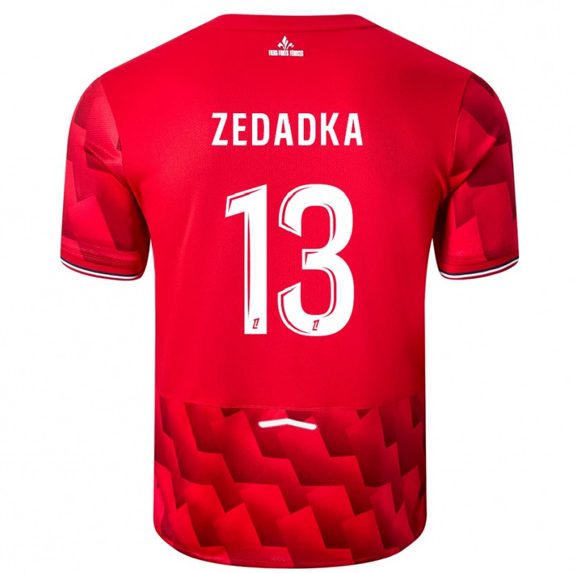 Danxen Damen Akim Zedadka #13 Rot Weiß Heimtrikot Trikot 2025/26 T-Shirt Österreich