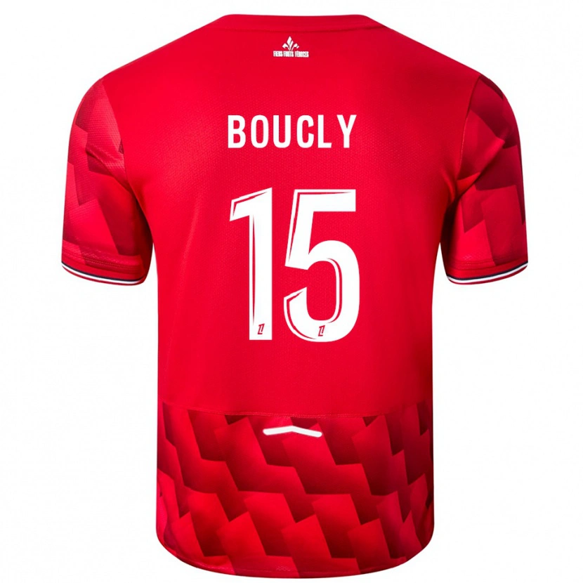 Danxen Damen Maite Boucly #15 Rot Weiß Heimtrikot Trikot 2025/26 T-Shirt Österreich