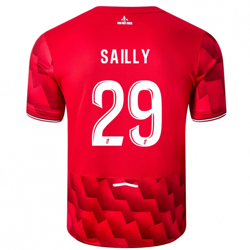 Danxen Damen Charlotte Sailly #29 Rot Weiß Heimtrikot Trikot 2025/26 T-Shirt Österreich