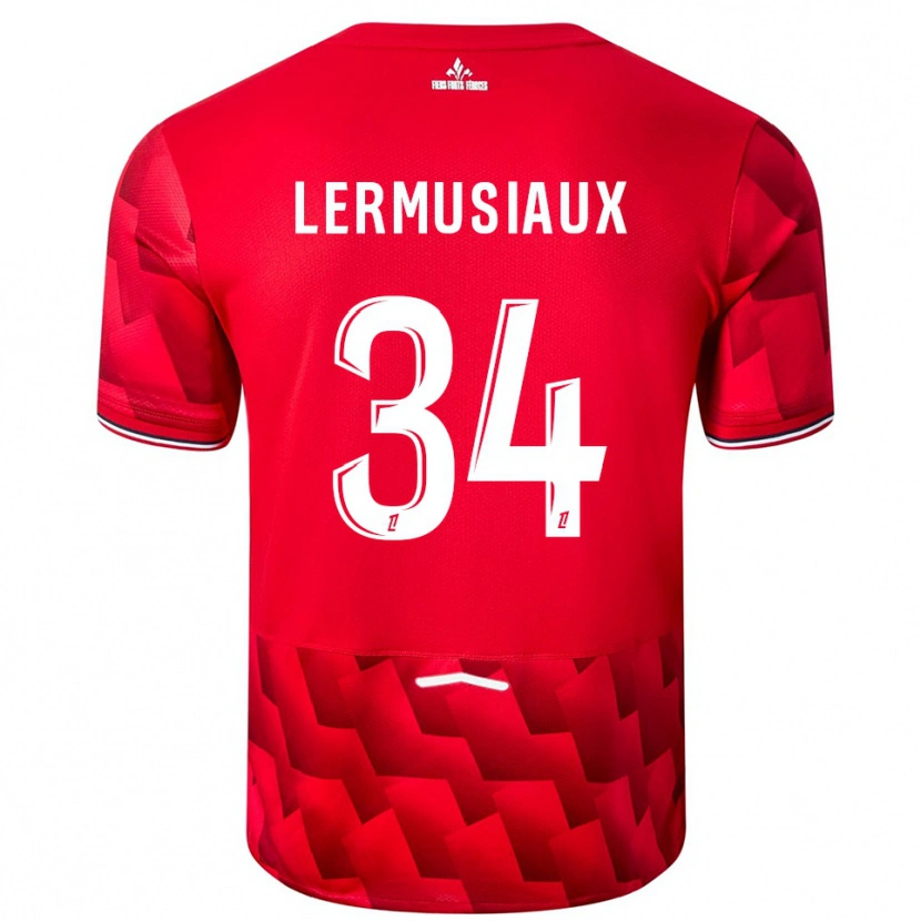 Danxen Damen Chrystal Lermusiaux #34 Rot Weiß Heimtrikot Trikot 2025/26 T-Shirt Österreich