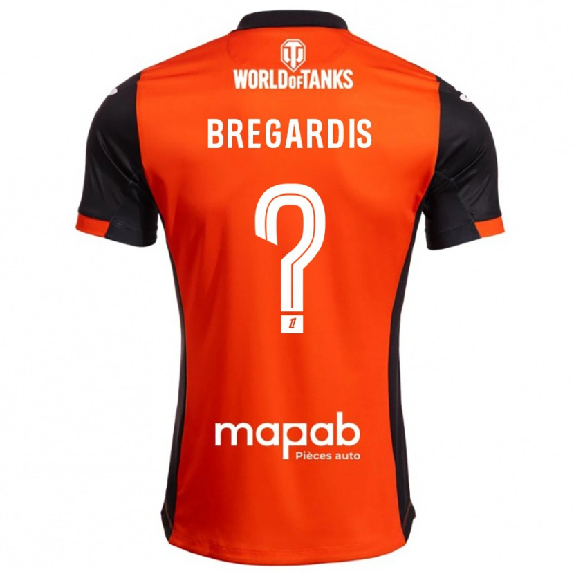 Danxen Damen Tom Bregardis #0 Schwarz Orange Heimtrikot Trikot 2025/26 T-Shirt Österreich