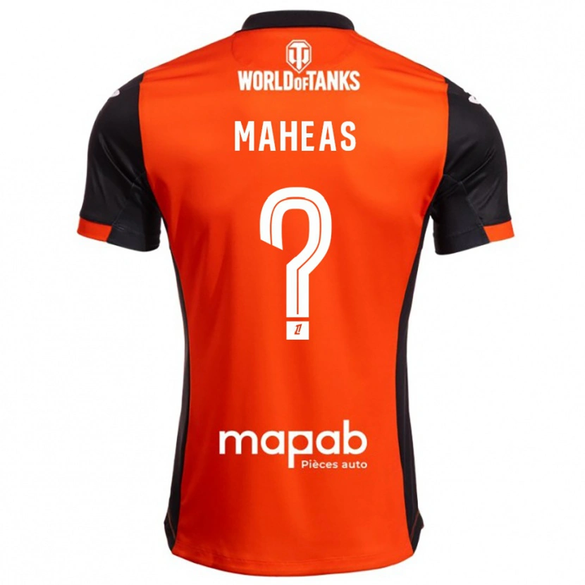 Danxen Damen Paul Maheas #0 Schwarz Orange Heimtrikot Trikot 2025/26 T-Shirt Österreich