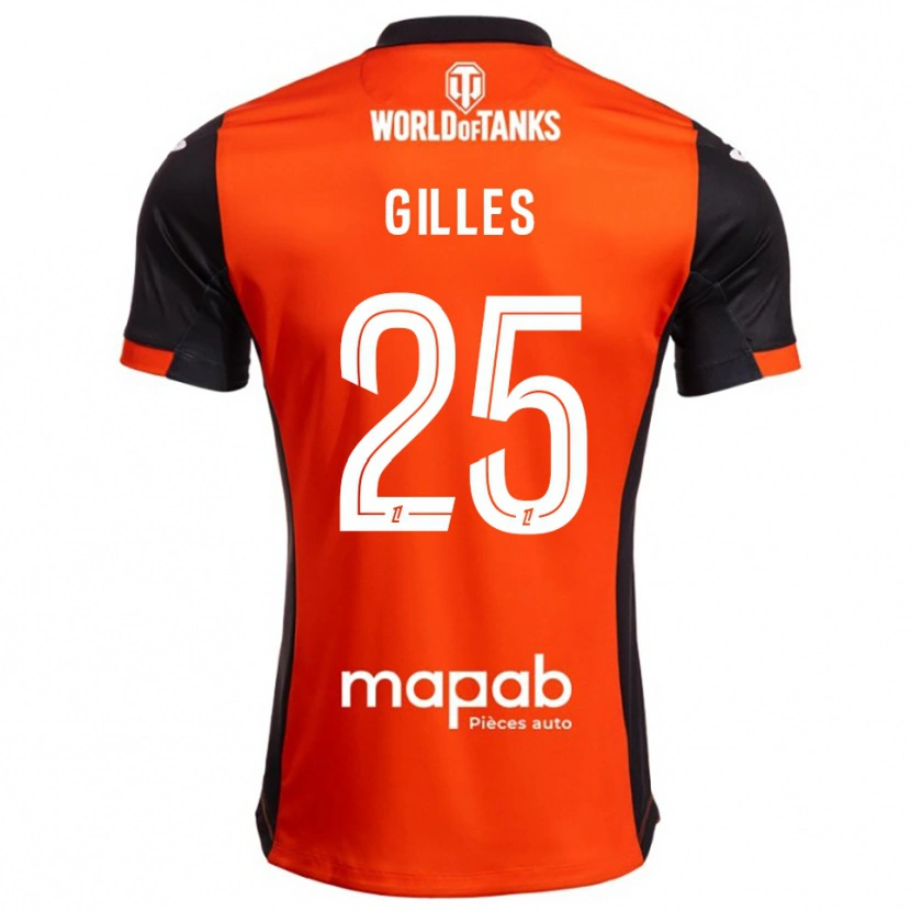 Danxen Damen Elodie Gilles #25 Schwarz Orange Heimtrikot Trikot 2025/26 T-Shirt Österreich