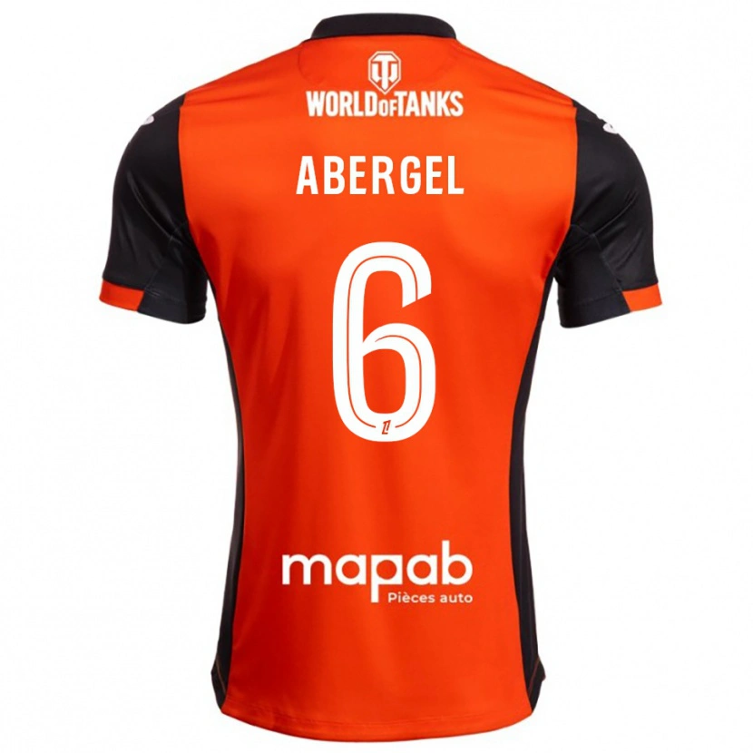 Danxen Damen Laurent Abergel #6 Schwarz Orange Heimtrikot Trikot 2025/26 T-Shirt Österreich