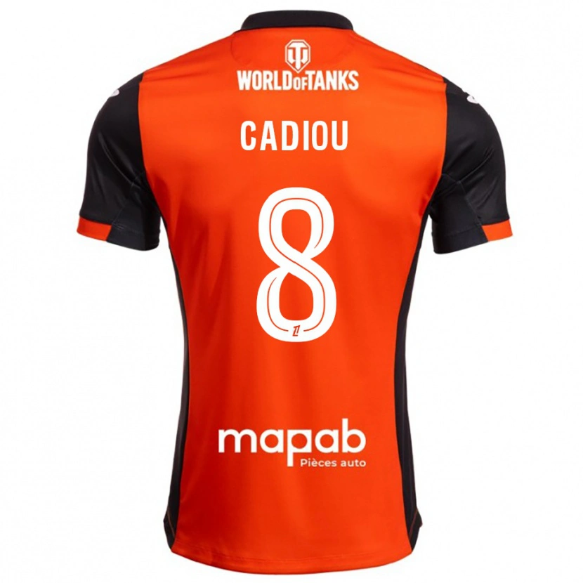 Danxen Damen Noah Cadiou #8 Schwarz Orange Heimtrikot Trikot 2025/26 T-Shirt Österreich