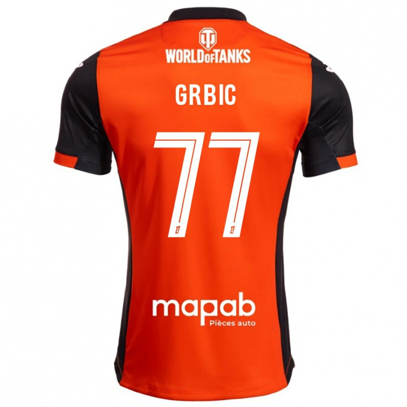 Danxen Damen Adrian Grbic #77 Schwarz Orange Heimtrikot Trikot 2025/26 T-Shirt Österreich
