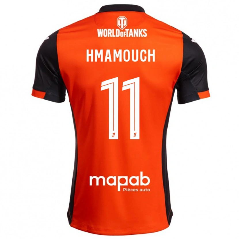 Danxen Damen Mohamed-Anouar Hmamouch #11 Schwarz Orange Heimtrikot Trikot 2025/26 T-Shirt Österreich