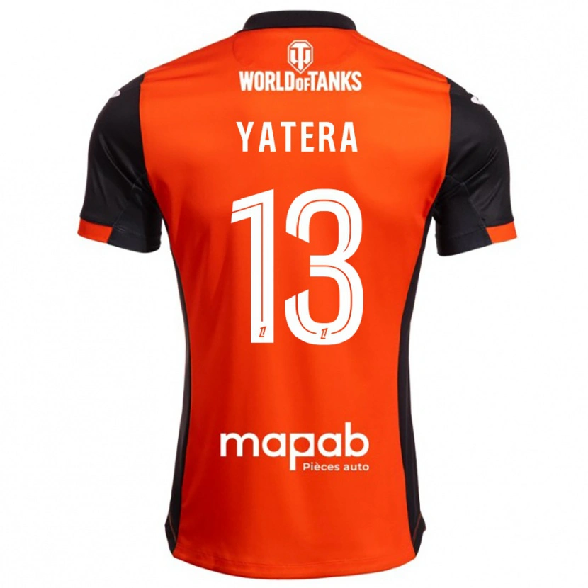 Danxen Damen Demba Yatera #13 Schwarz Orange Heimtrikot Trikot 2025/26 T-Shirt Österreich