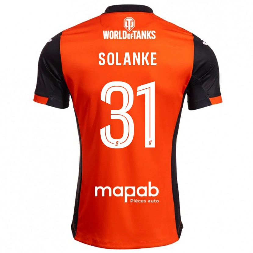 Danxen Damen Ade Solanke #31 Schwarz Orange Heimtrikot Trikot 2025/26 T-Shirt Österreich