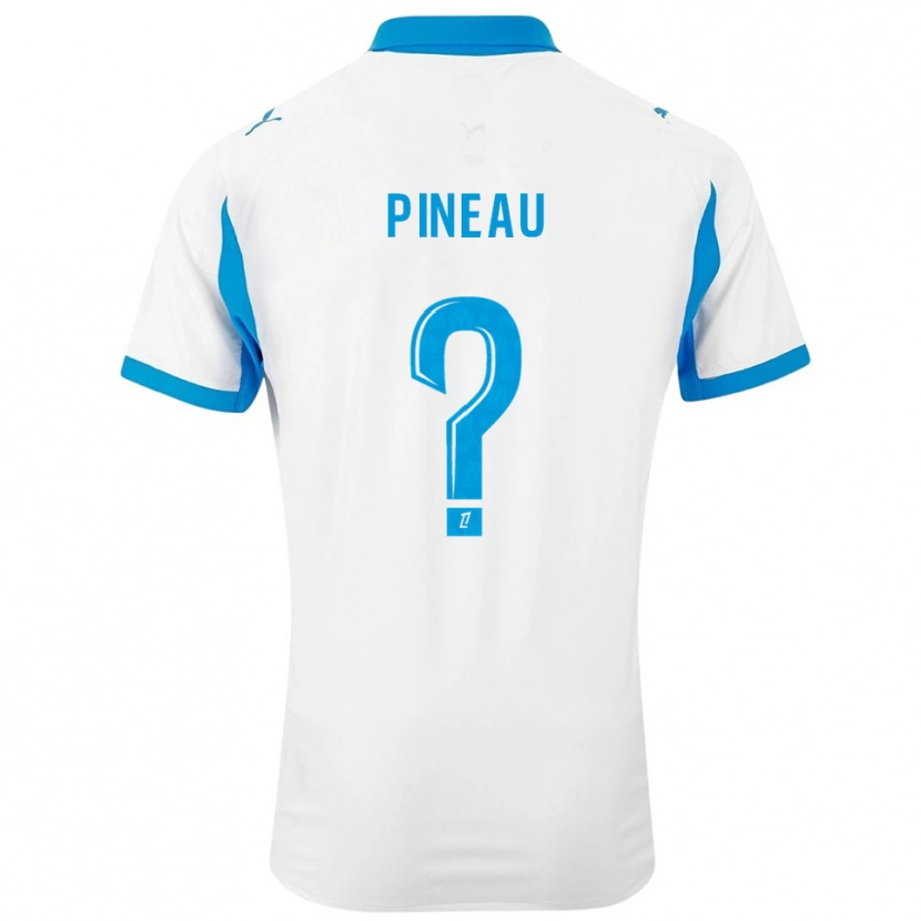 Danxen Damen Marlon Pineau #0 Weiß Himmelblau Heimtrikot Trikot 2025/26 T-Shirt Österreich