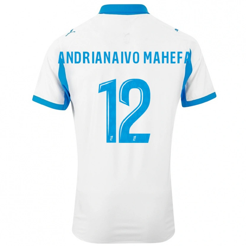 Danxen Damen Mathis Andrianaivo Mahefa #12 Weiß Himmelblau Heimtrikot Trikot 2025/26 T-Shirt Österreich