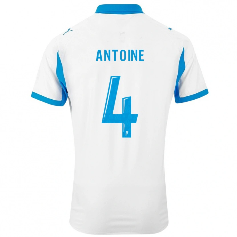 Danxen Damen Maud Antoine #4 Weiß Himmelblau Heimtrikot Trikot 2025/26 T-Shirt Österreich