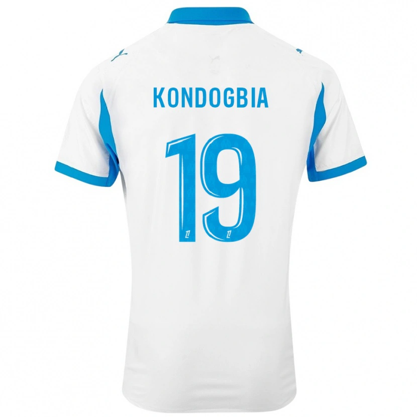 Danxen Damen Geoffrey Kondogbia #19 Weiß Himmelblau Heimtrikot Trikot 2025/26 T-Shirt Österreich
