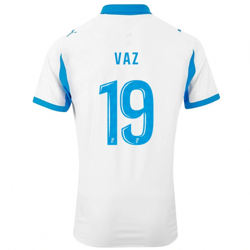 Danxen Damen Robinio Vaz #19 Weiß Himmelblau Heimtrikot Trikot 2025/26 T-Shirt Österreich