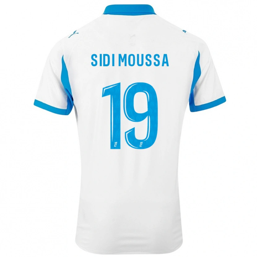 Danxen Damen Salima Sidi Moussa #19 Weiß Himmelblau Heimtrikot Trikot 2025/26 T-Shirt Österreich