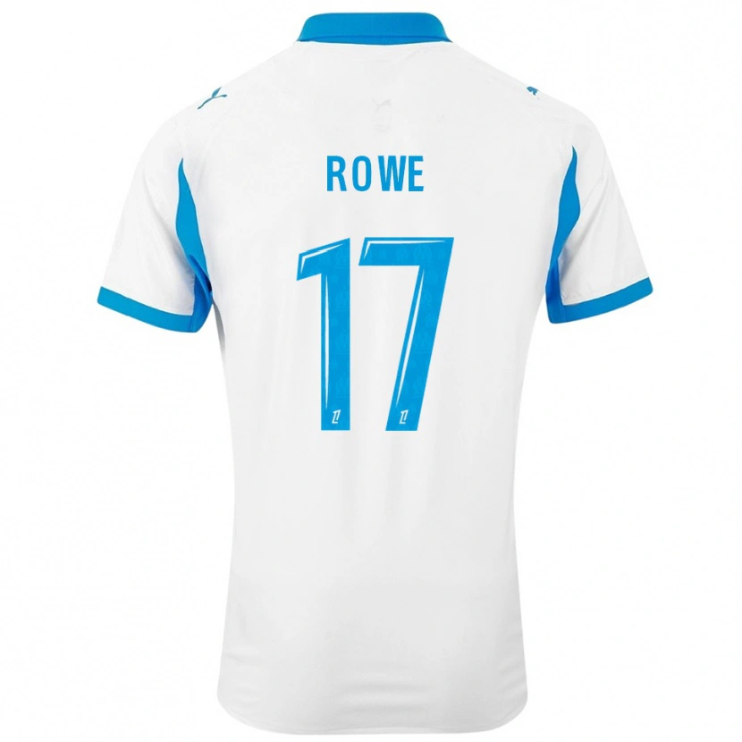 Danxen Damen Jonathan Rowe #17 Weiß Himmelblau Heimtrikot Trikot 2025/26 T-Shirt Österreich