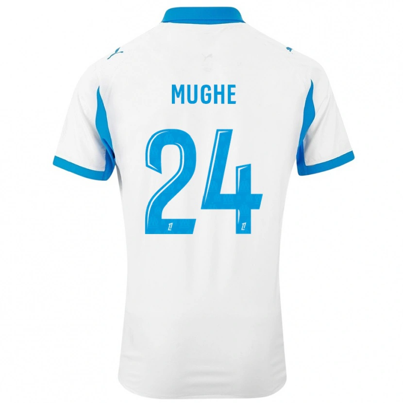 Danxen Damen François Mughe #24 Weiß Himmelblau Heimtrikot Trikot 2025/26 T-Shirt Österreich