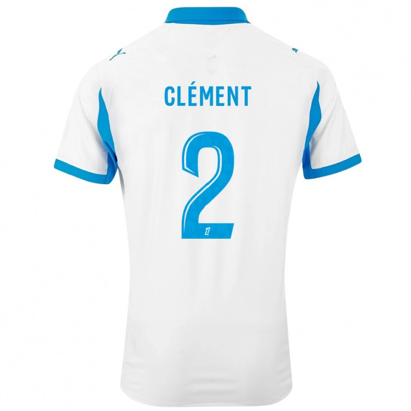 Danxen Damen Mathis Clément #2 Weiß Himmelblau Heimtrikot Trikot 2025/26 T-Shirt Österreich
