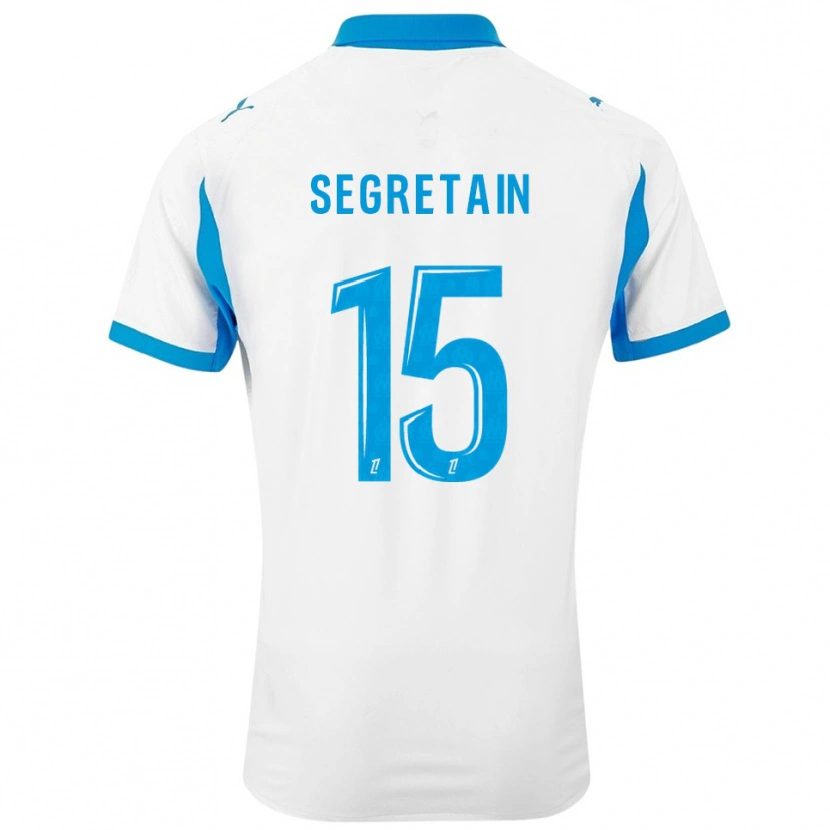 Danxen Damen Julie Ségrétain #15 Weiß Himmelblau Heimtrikot Trikot 2025/26 T-Shirt Österreich