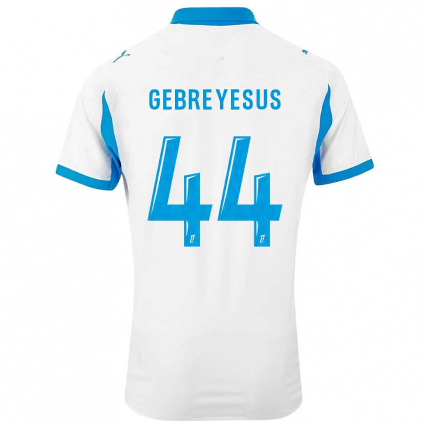 Danxen Damen Esey Gebreyesus #44 Weiß Himmelblau Heimtrikot Trikot 2025/26 T-Shirt Österreich