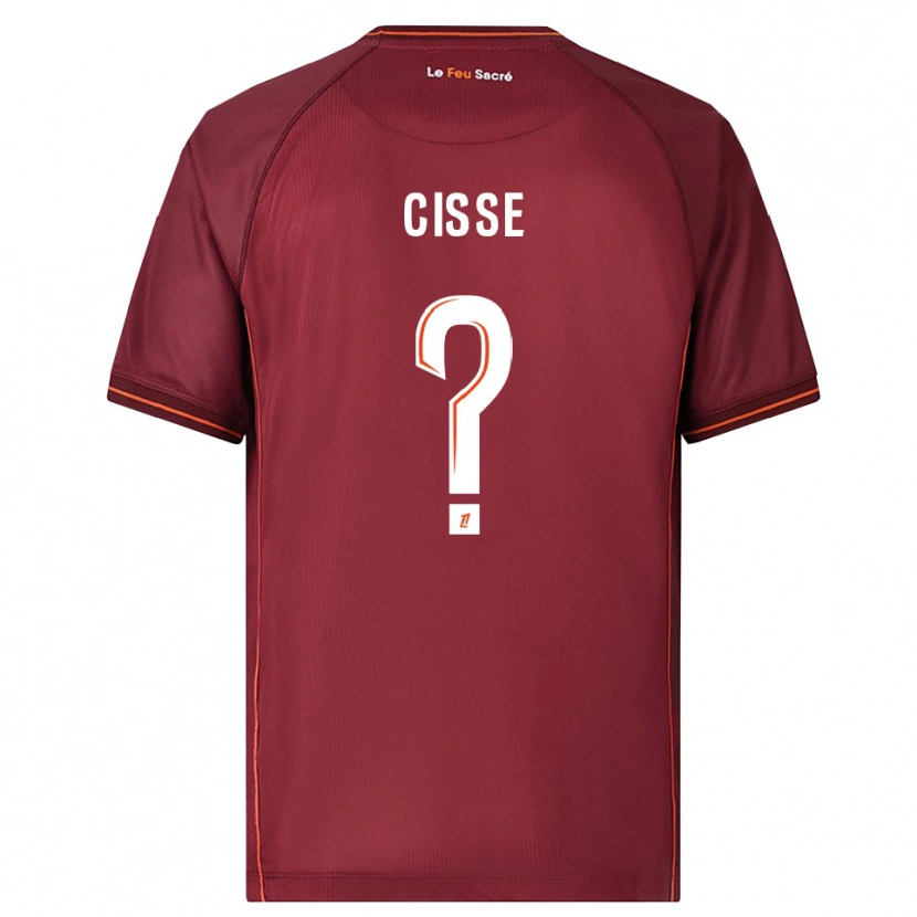 Danxen Damen Mouhamadou Cisse #0 Burgunderrot Weiß Heimtrikot Trikot 2025/26 T-Shirt Österreich