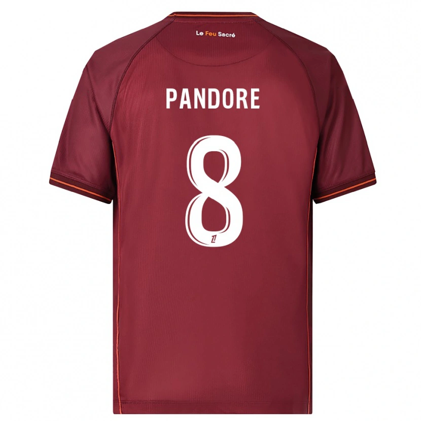 Danxen Damen Jahyann Pandore #8 Burgunderrot Weiß Heimtrikot Trikot 2025/26 T-Shirt Österreich