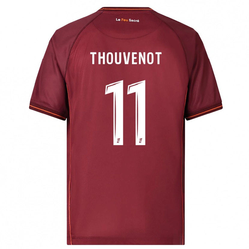 Danxen Damen Jules Thouvenot #11 Burgunderrot Weiß Heimtrikot Trikot 2025/26 T-Shirt Österreich