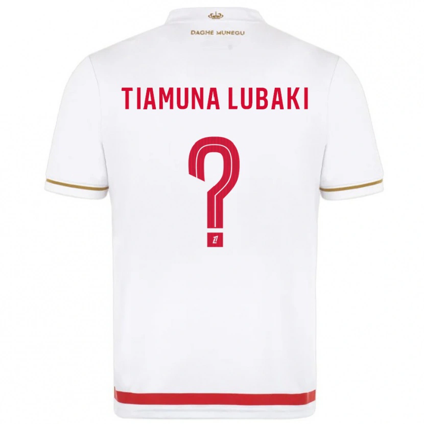 Danxen Damen Loïc Tiamuna Lubaki #0 Rot Weiß Heimtrikot Trikot 2025/26 T-Shirt Österreich