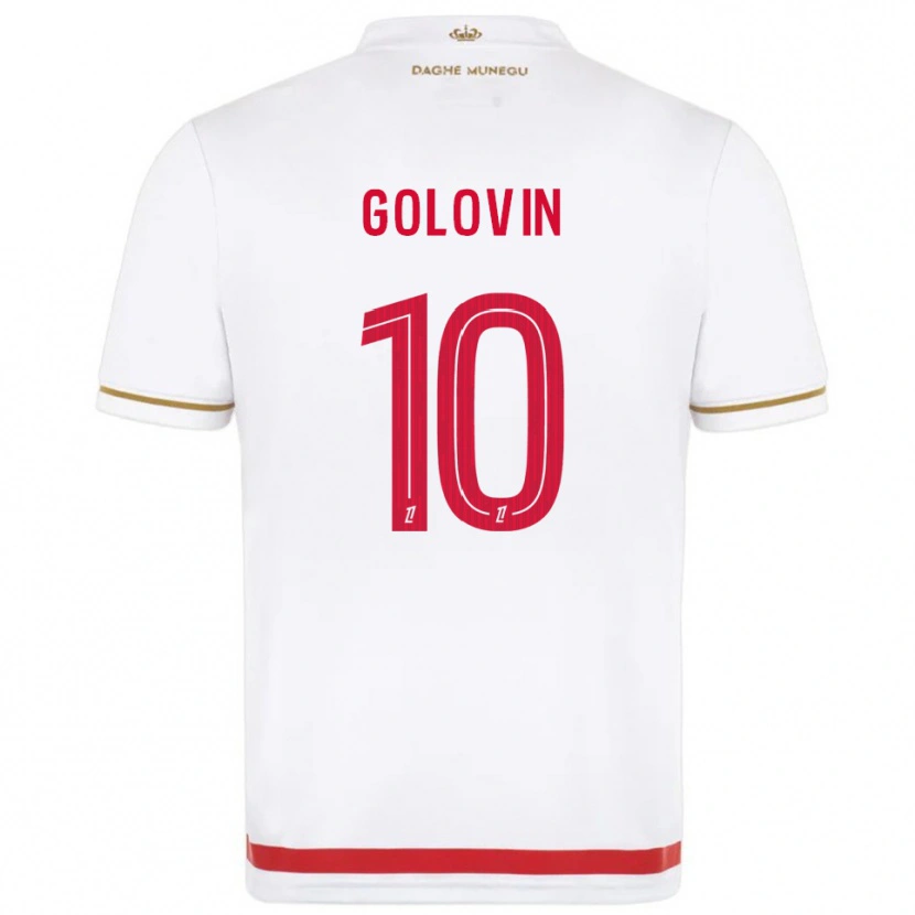 Danxen Damen Aleksandr Golovin #10 Rot Weiß Heimtrikot Trikot 2025/26 T-Shirt Österreich