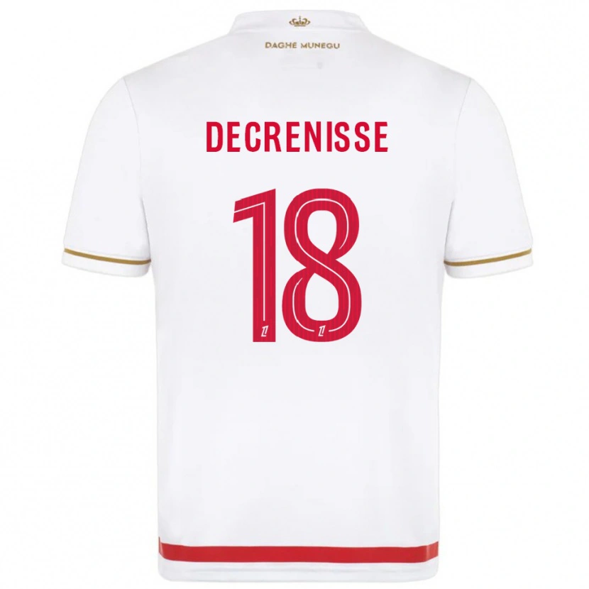 Danxen Damen Axel Decrenisse #18 Rot Weiß Heimtrikot Trikot 2025/26 T-Shirt Österreich