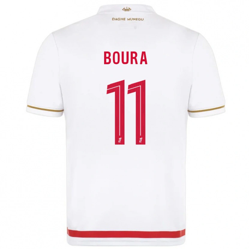 Danxen Damen Amal Boura #11 Rot Weiß Heimtrikot Trikot 2025/26 T-Shirt Österreich