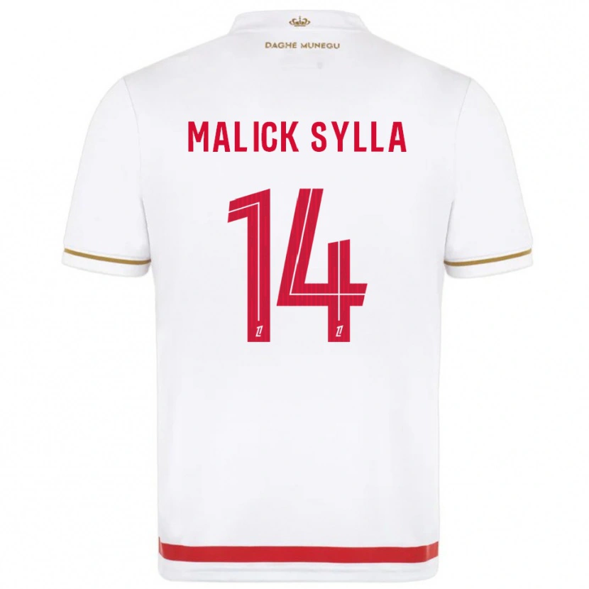 Danxen Damen Malick Sylla #14 Rot Weiß Heimtrikot Trikot 2025/26 T-Shirt Österreich