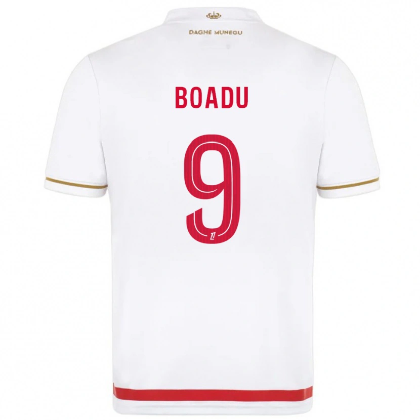 Danxen Damen Myron Boadu #9 Rot Weiß Heimtrikot Trikot 2025/26 T-Shirt Österreich