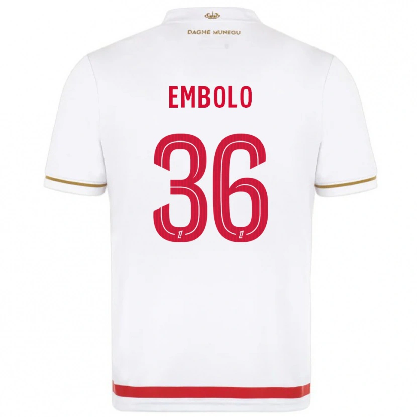 Danxen Damen Breel Embolo #36 Rot Weiß Heimtrikot Trikot 2025/26 T-Shirt Österreich
