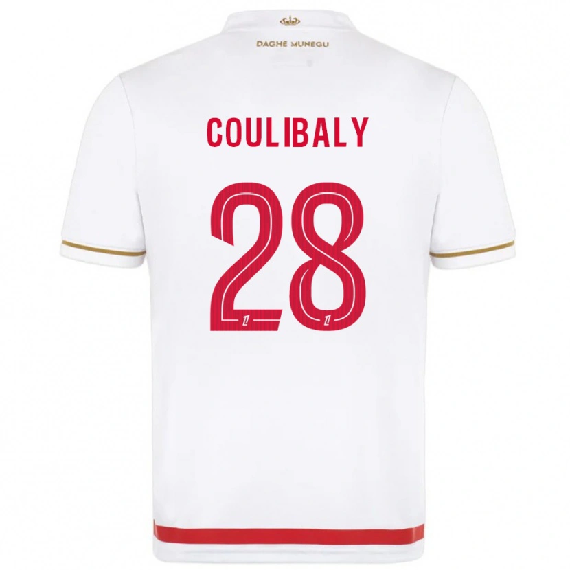 Danxen Damen Mamadou Coulibaly #28 Rot Weiß Heimtrikot Trikot 2025/26 T-Shirt Österreich